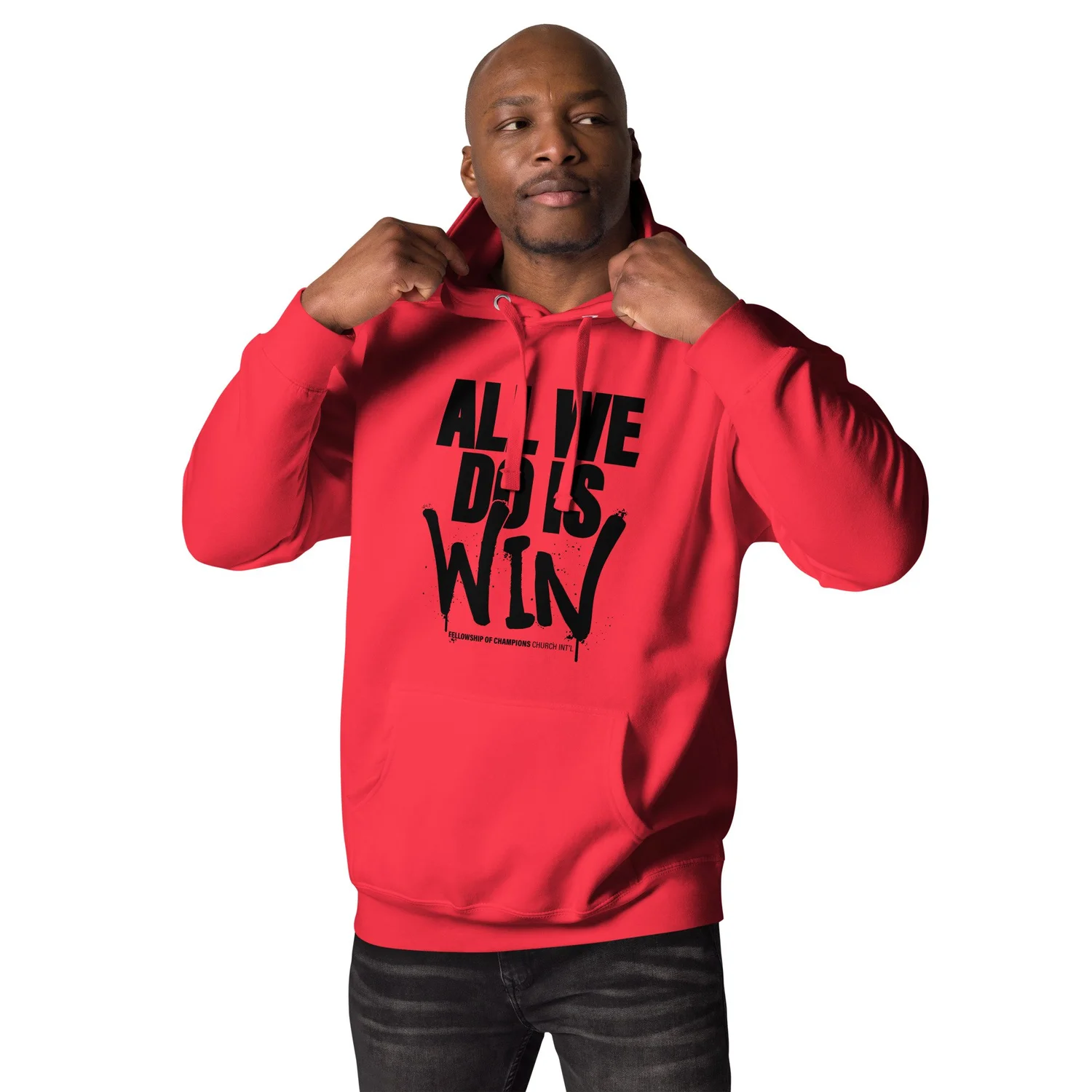 AWDIW Champions Hoodie - Black Letters - Image 6