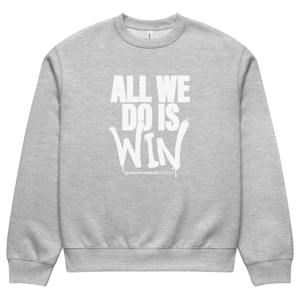AWDIW - Oversized heavyweight sweatshirt - White Lettering - Image 8