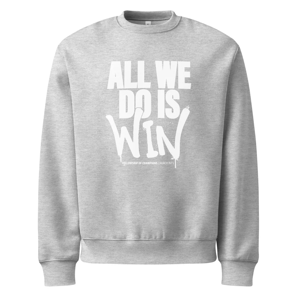 AWDIW - Oversized heavyweight sweatshirt - White Lettering - Image 9