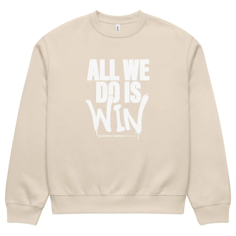 AWDIW - Oversized heavyweight sweatshirt - White Lettering - Image 14