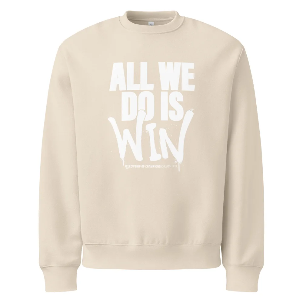 AWDIW - Oversized heavyweight sweatshirt - White Lettering - Image 13