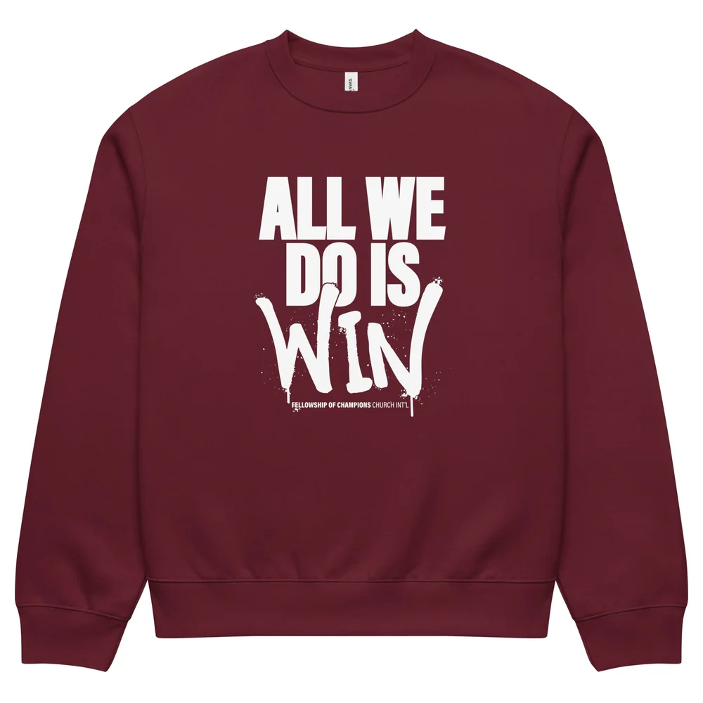 AWDIW - Oversized heavyweight sweatshirt - White Lettering - Image 19