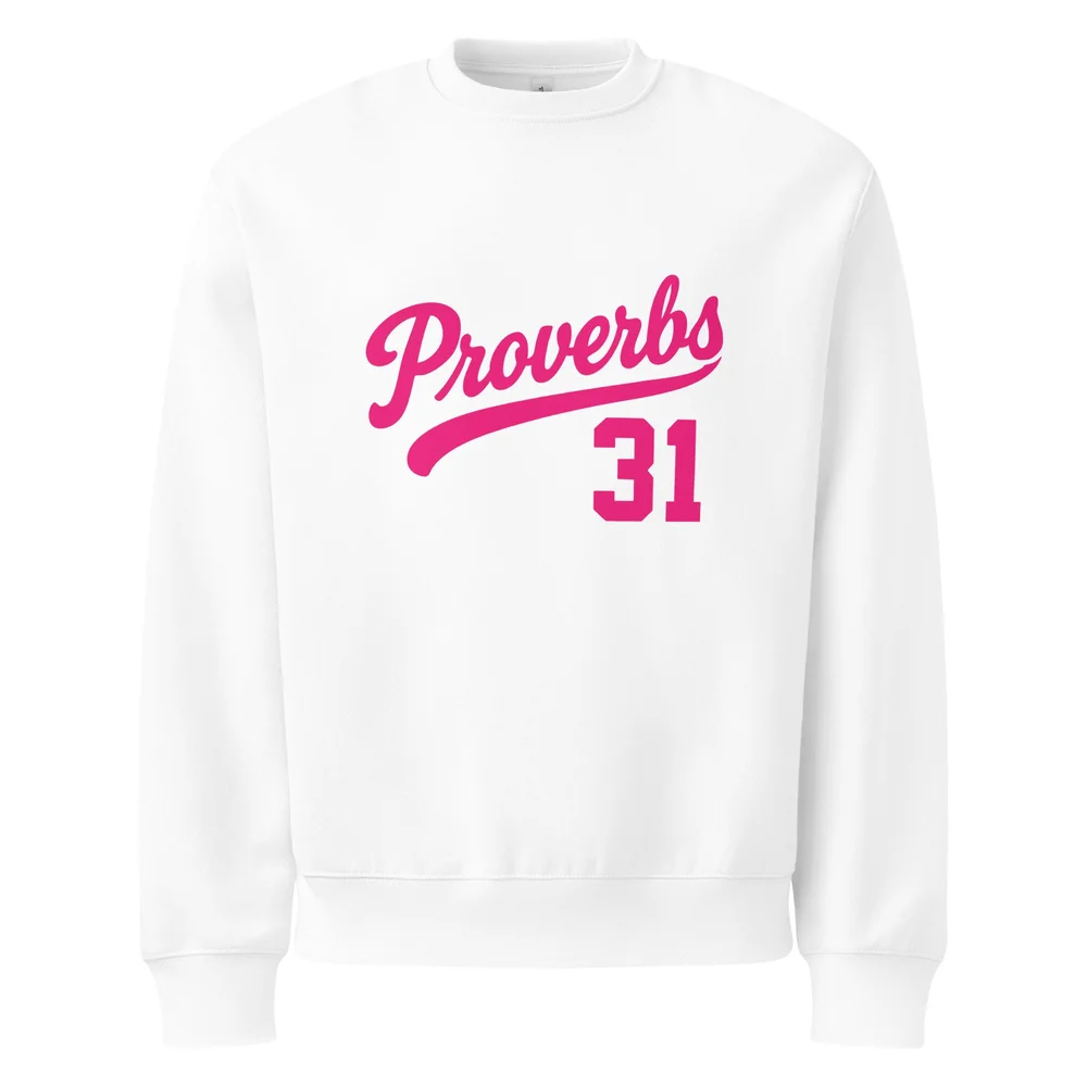Proverbs 31 - Oversized Heavyweight Sweatshirt - Image 6