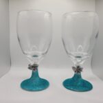 Blue Wine Glasses