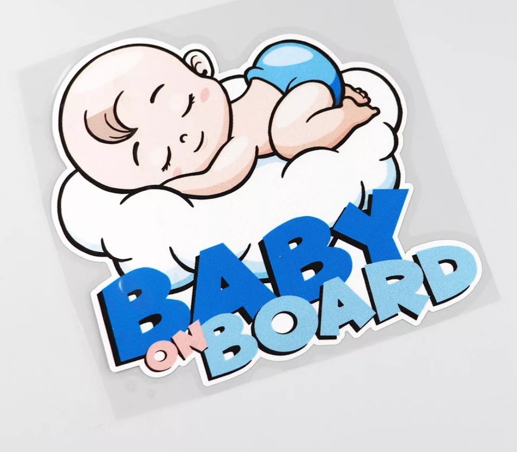 Baby On Board (Blue)