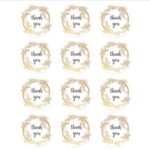 Black & Gold thank you